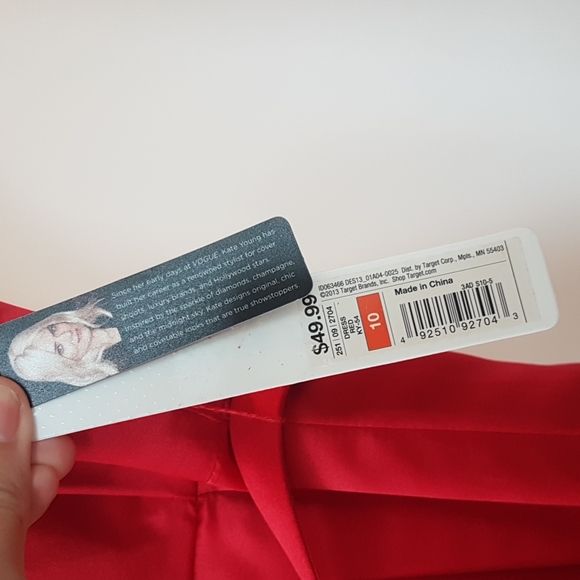 Red Kate Young for Target Dress size 10 - Picture 2 of 5